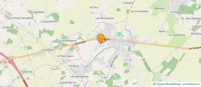 localisation de l'entreprise MADAME AGNES ROCHER  LUSSANT