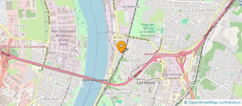 localisation de l'entreprise MADAME AGNES RODRIGO  LORMONT