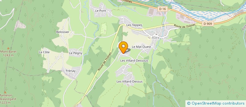 localisation de l'entreprise MADAME AGNES RODRIGUEZ ALEJANDRO  ALEX