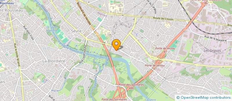 localisation de l'entreprise MADAME AGNES ROGNERUD  VERTOU