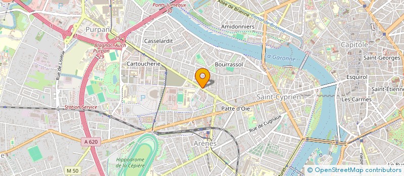 localisation de l'entreprise MADAME AGNES ROLLET  TOULOUSE