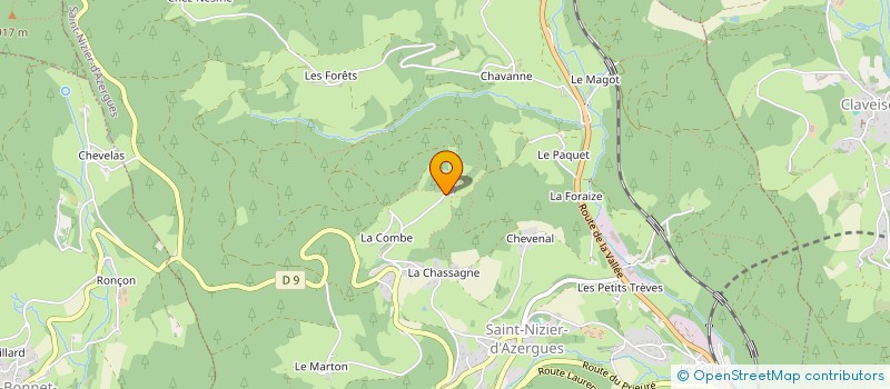 localisation de l'entreprise MADAME AGNES ROUSSELLE  SAINT NIZIER D'AZERGUES