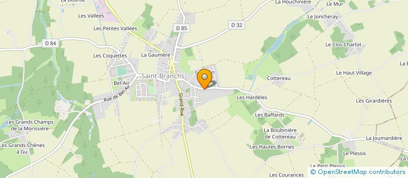 localisation de l'entreprise MADAME AGNES RUBELLETTI à SAINT-BRANCHS