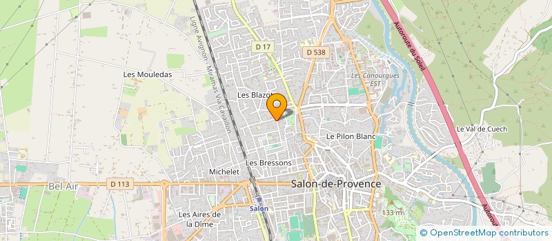 localisation de l'entreprise MADAME AGNES SABATIER à SALON-DE-PROVENCE