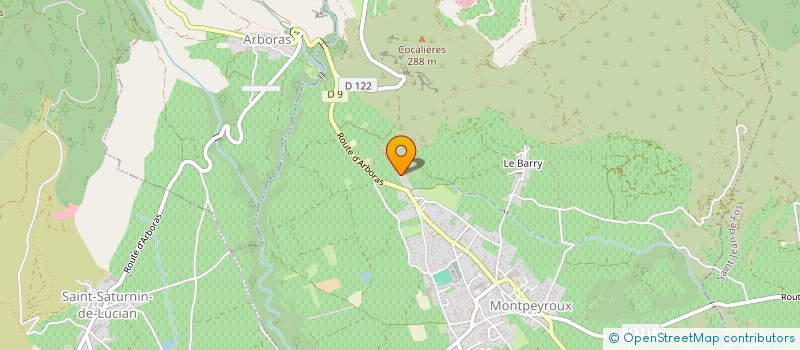 localisation de l'entreprise MADAME AGNES SADOULE  MONTPEYROUX