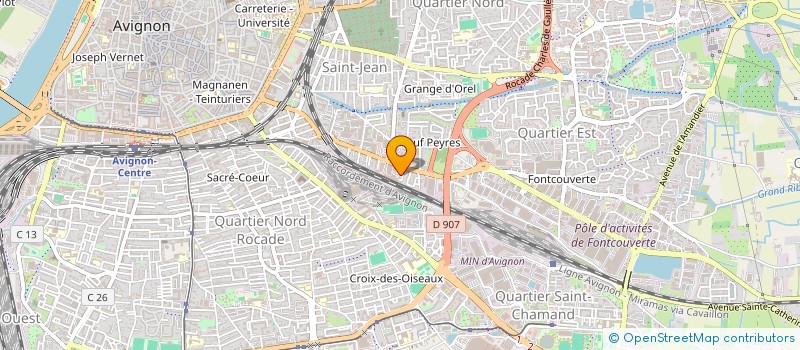 localisation de l'entreprise MADAME AGNES SALTARELLI  AVIGNON