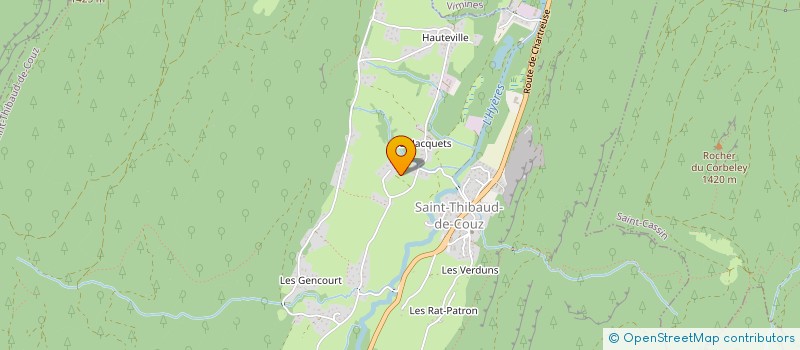 localisation de l'entreprise MADAME AGNES SARDIN  SAINT-THIBAUD-DE-COUZ