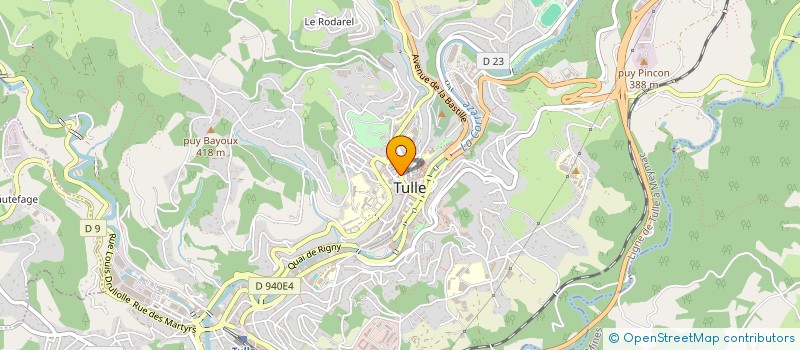 localisation de l'entreprise MADAME AGNES SAVOURET  TULLE