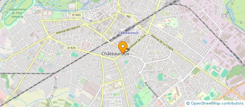 localisation de l'entreprise MADAME AGNES SCHNEIDER à CHATEAUROUX