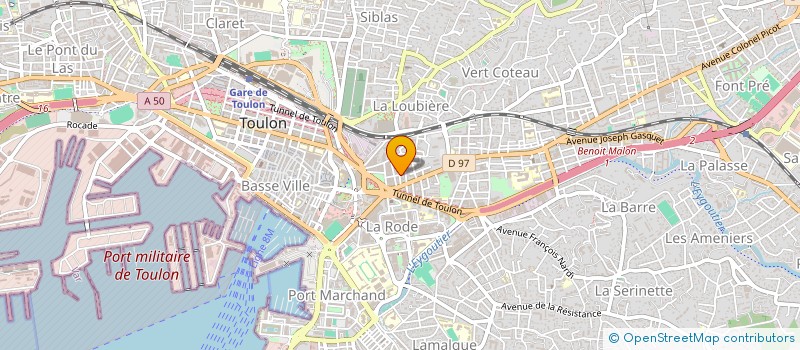 localisation de l'entreprise MADAME AGNES SCOTTO  TOULON