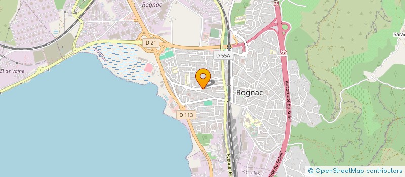 localisation de l'entreprise MADAME AGNES SEBIRE  ROGNAC