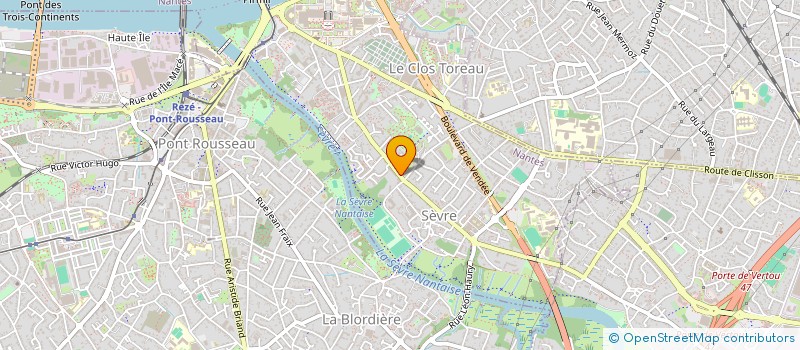 localisation de l'entreprise MADAME AGNES SELLIER  NANTES