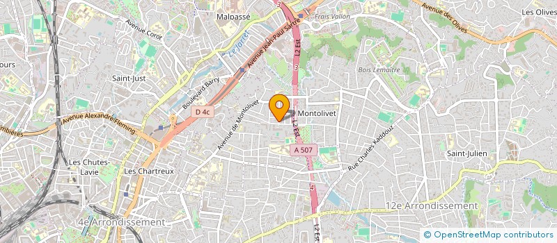 localisation de l'entreprise MADAME AGNES SERPE à MARSEILLE