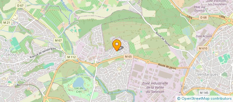 localisation de l'entreprise MADAME AGNES SERVENT  LE CRES