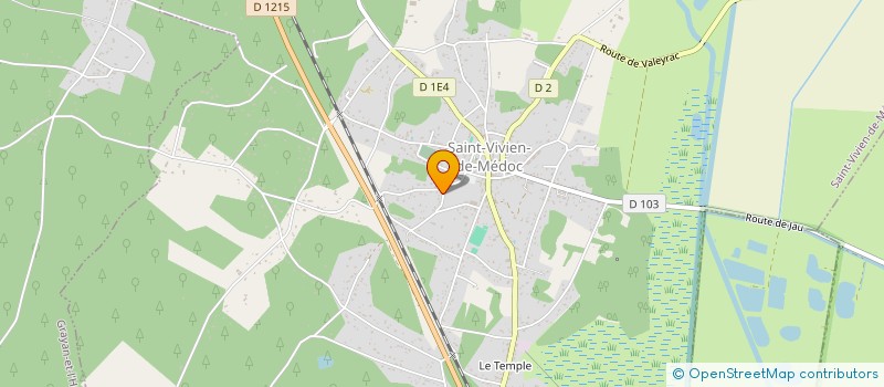 localisation de l'entreprise MADAME AGNES SICOT  SAINT-VIVIEN-DE-MEDOC