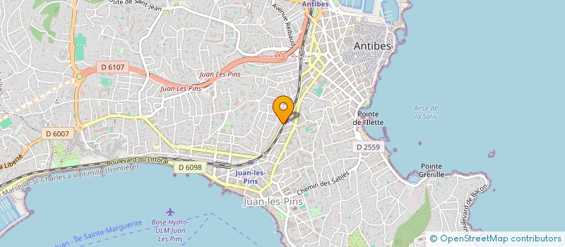 localisation de l'entreprise MADAME AGNES SOLEDAD LAMARE  ANTIBES