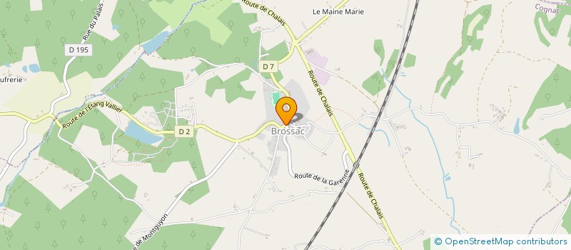 localisation de l'entreprise MADAME AGNES SOLLBERGER  BROSSAC