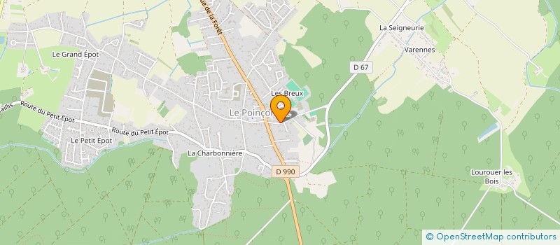 localisation de l'entreprise MADAME AGNES SOUTY à LE POINCONNET