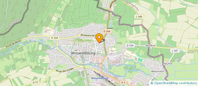 localisation de l'entreprise MADAME AGNES STAUDER à WISSEMBOURG