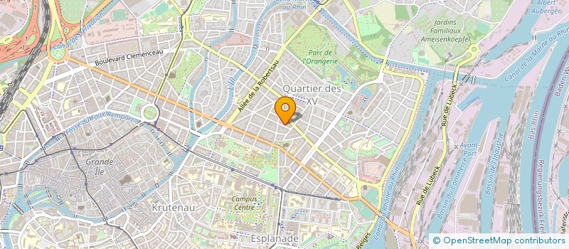 localisation de l'entreprise MADAME AGNES STROBEL à STRASBOURG