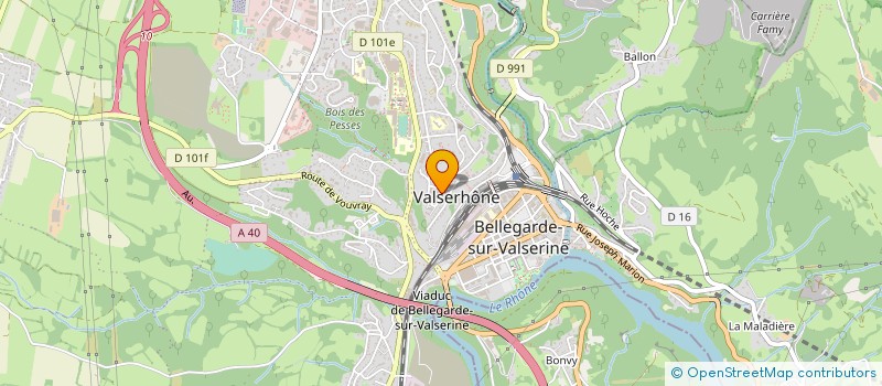 localisation de l'entreprise MADAME AGNES SYLVESTRE à VALSERHONE