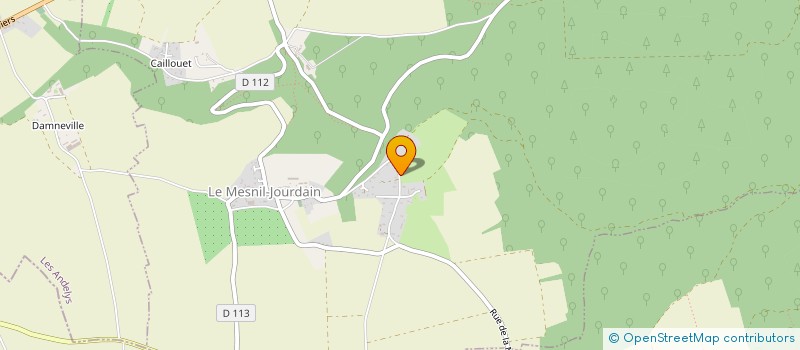 localisation de l'entreprise MADAME AGNES TABOUELLE  LE MESNIL-JOURDAIN