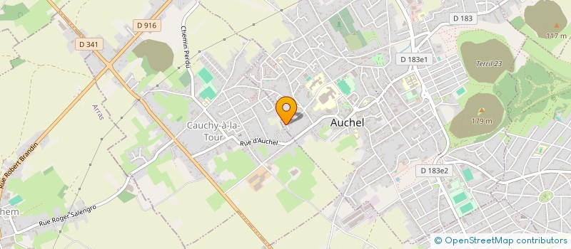 localisation de l'entreprise MADAME AGNES TAS  AUCHEL