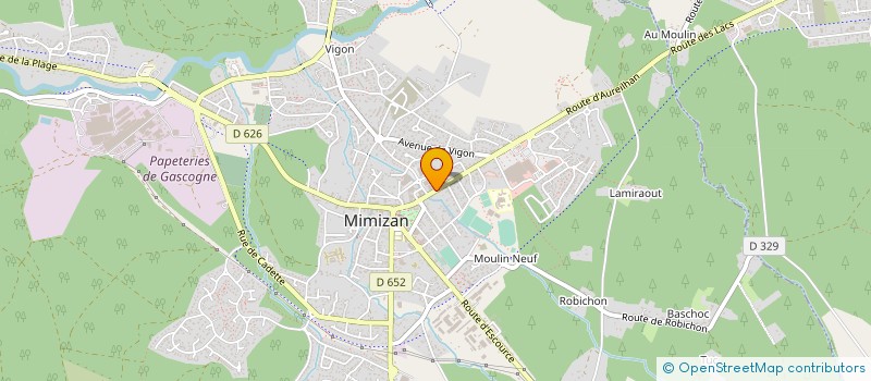 localisation de l'entreprise MADAME AGNES TASSIN à MIMIZAN