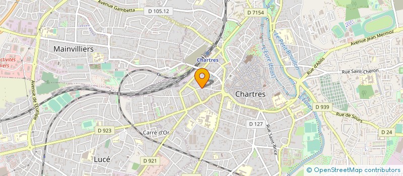 localisation de l'entreprise MADAME AGNES TAUGOURDEAU à CHARTRES