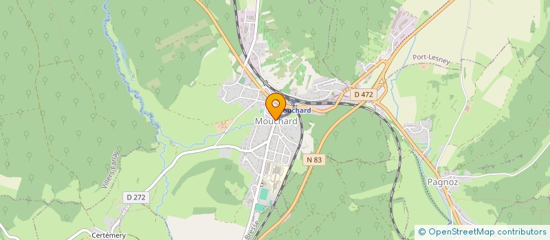 localisation de l'entreprise MADAME AGNES TAULIN  MOUCHARD