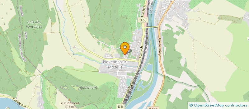 localisation de l'entreprise MADAME AGNES TEMPORALE  NOVEANT-SUR-MOSELLE