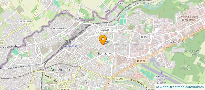 localisation de l'entreprise MADAME AGNES TESSIER  VILLE-LA-GRAND