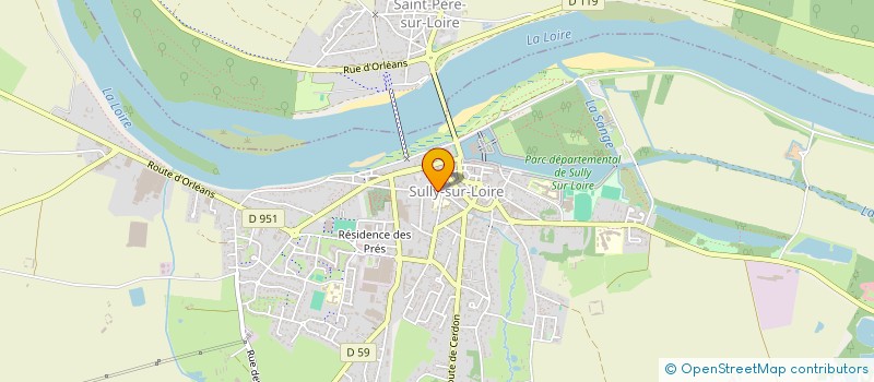localisation de l'entreprise MADAME AGNES TESTARD à SULLY-SUR-LOIRE