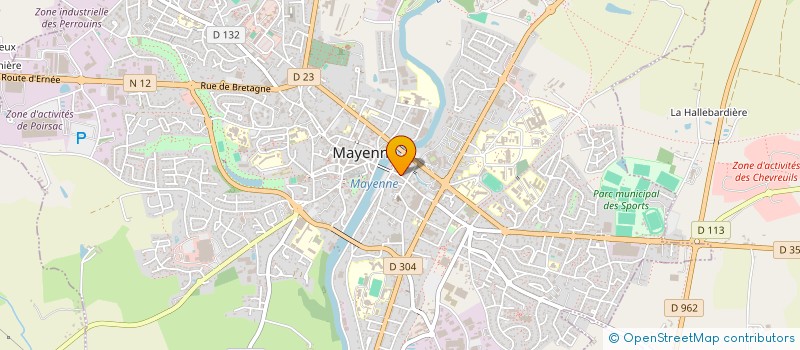 localisation de l'entreprise MADAME AGNES THEODORE à MAYENNE