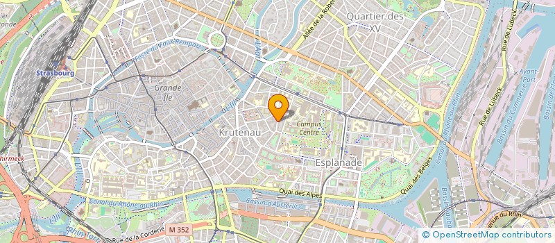 localisation de l'entreprise MADAME AGNES THEVENIN  STRASBOURG