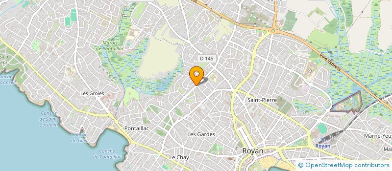 localisation de l'entreprise MADAME AGNES THIBAL  ROYAN