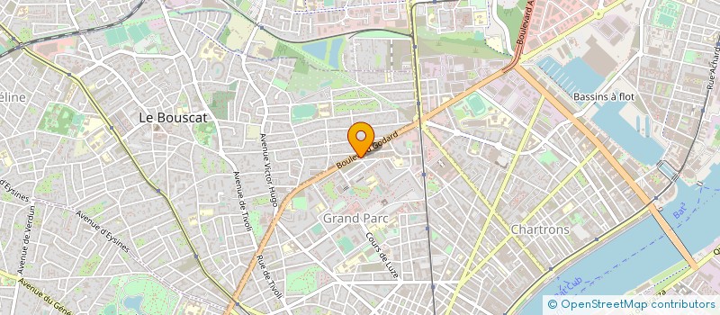 localisation de l'entreprise MADAME AGNES THIVILLIERS  BORDEAUX