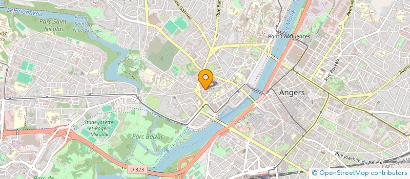 localisation de l'entreprise MADAME AGNES THOUZEAU à ANGERS