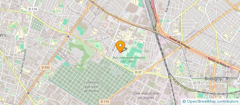localisation de l'entreprise MADAME AGNES TOBJASZ à BOBIGNY