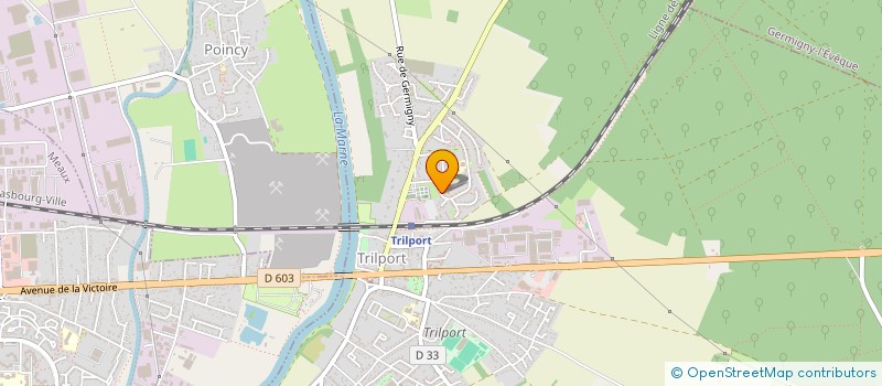 localisation de l'entreprise MADAME AGNES TOKPAN  TRILPORT