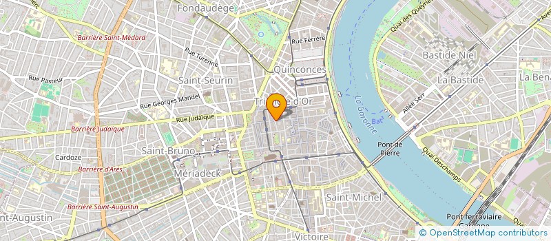 localisation de l'entreprise MADAME AGNES TOMBELAINE  BORDEAUX