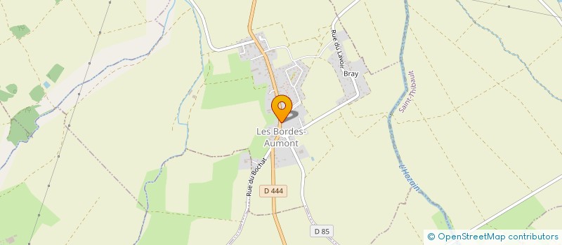 localisation de l'entreprise MADAME AGNES TOURNIER  LES BORDES-AUMONT