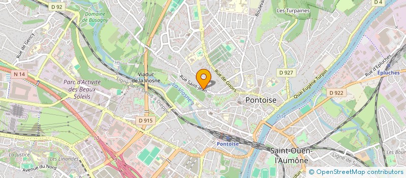 localisation de l'entreprise MADAME AGNES TRAVERS  PONTOISE