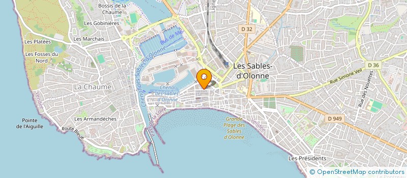 localisation de l'entreprise MADAME AGNES TRIPPIER DE LAGRANGE à LES SABLES D'OLONNE