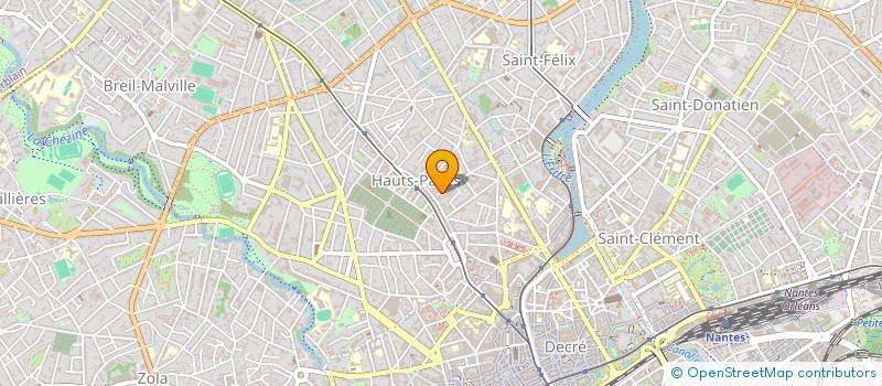localisation de l'entreprise MADAME AGNES TROUILLET à NANTES