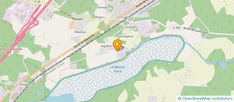 localisation de l'entreprise MADAME AGNES TROUVE à BENESSE-MAREMNE