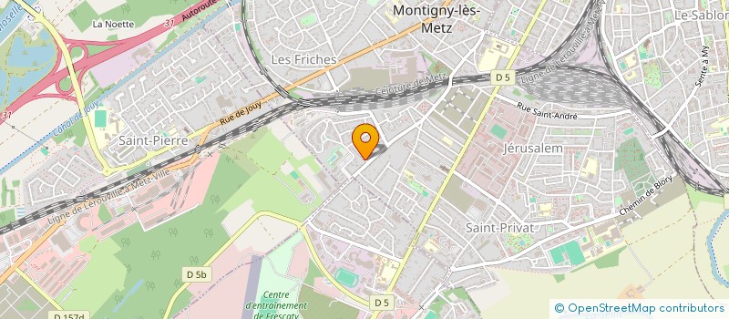localisation de l'entreprise MADAME AGNES ULRICH à MONTIGNY-LES-METZ