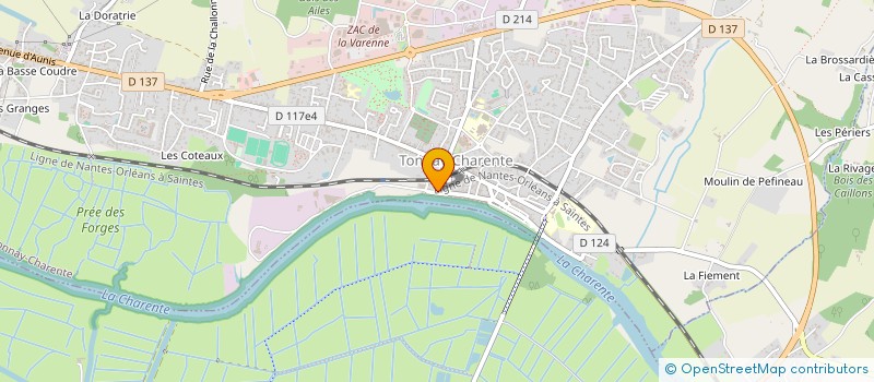 localisation de l'entreprise MADAME AGNES UTHURRIAGUE  TONNAY-CHARENTE