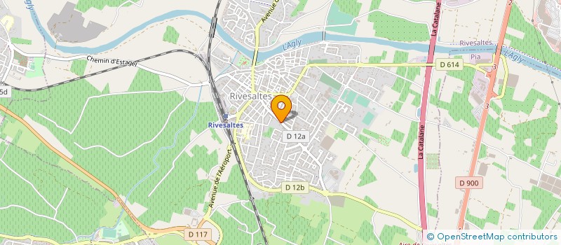 localisation de l'entreprise MADAME AGNES VALLBONA  RIVESALTES