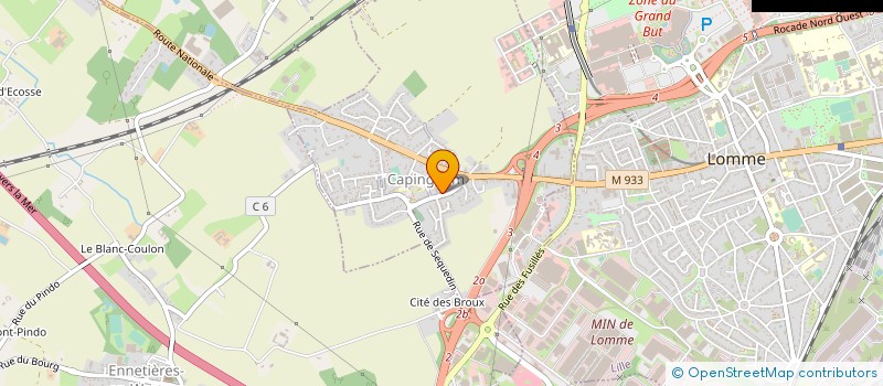 localisation de l'entreprise MADAME AGNES VANEGUE à LILLE